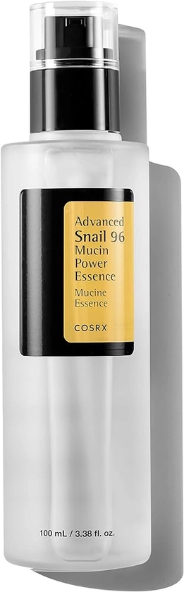 COSRX Advanced Snail 96 Mucin Power Essence 100ml, Skin Repair & Hydrating Serum, Snail Secretion Filtrate 96% & Hyaluronic acid, Korean Skincare, Animal testing free