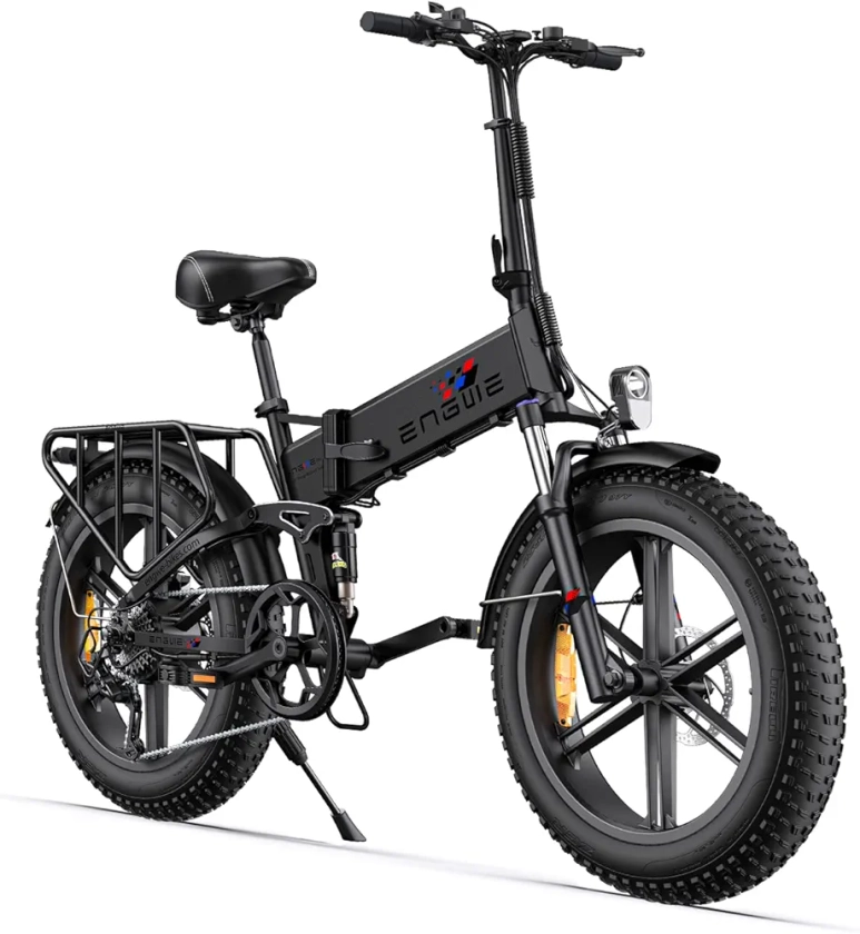 ENGWE Velo Electrique Pliable Vélo Électrique, Draisienne Electrique Adulte avec Batterie 48V 13Ah, Velo Electrique Homme 20 Pouces, Shimano 7 Vitesses, 250W Moteur, Jusqu'à 120km Engine X