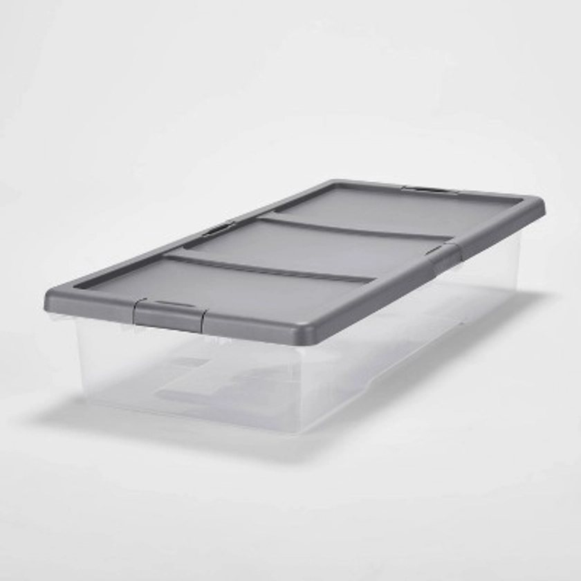 Underbed Latching Clear Storage Box - Brightroom™