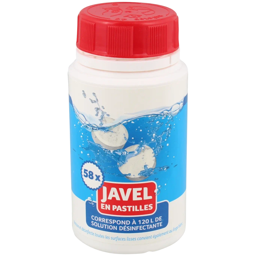 Tablettes d'eau de javel