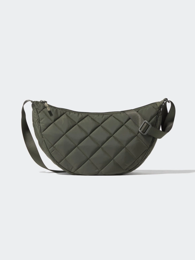 Unisex Round Shoulder Bag (Quilted) | UNIQLO UK