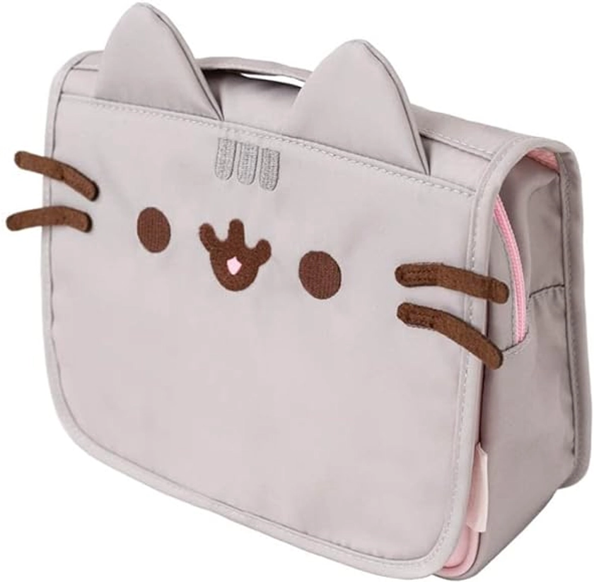 Official Pusheen Hanging Travel Toiletry Bag | Hanging Toiletry Bag with Hanging Hook, 100% Waterproof Travel Bag, Makeup Toiletry Bag, Cosmetic Bag, Pusheen Gifts