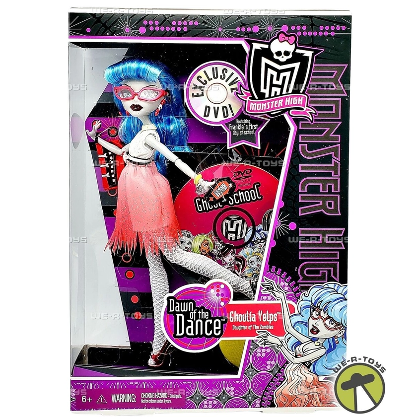 Monster High Dawn Of The Dance Ghoulia Yelps Doll 2011 Mattel W2148