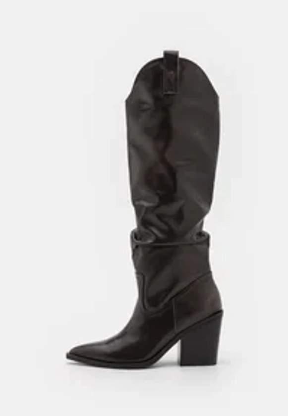 Madden Girl ALABAMA - Bottes - dark brown distressed/noir - ZALANDO.FR