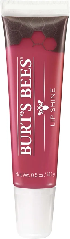Burt's Bees Lip Gloss, Lip Shine for Women, 100% Natural Makeup, Pucker