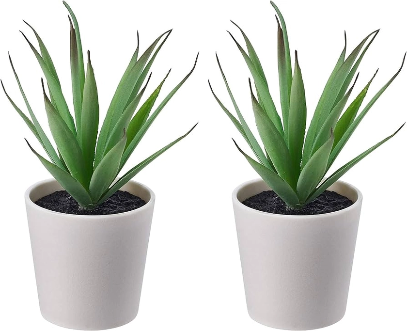 Ikea FEJKA Mini Artificial Succulent Desk Plants in Pots 6cm - Set of 2