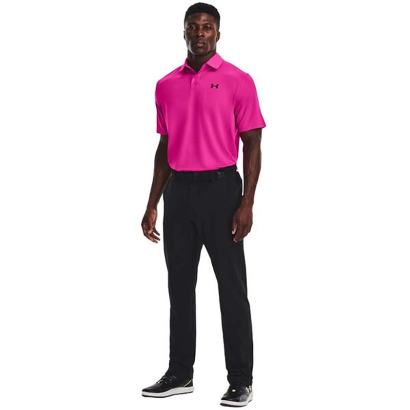 Under Armour Gents Tee To Green Polo Shirt Rebel Pink (652)