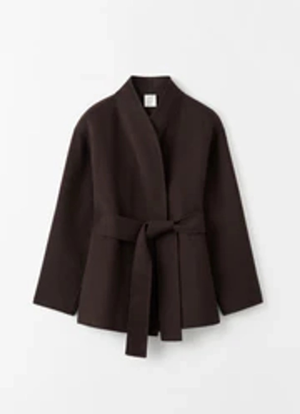 Noorie Doublé Coat, chocolate