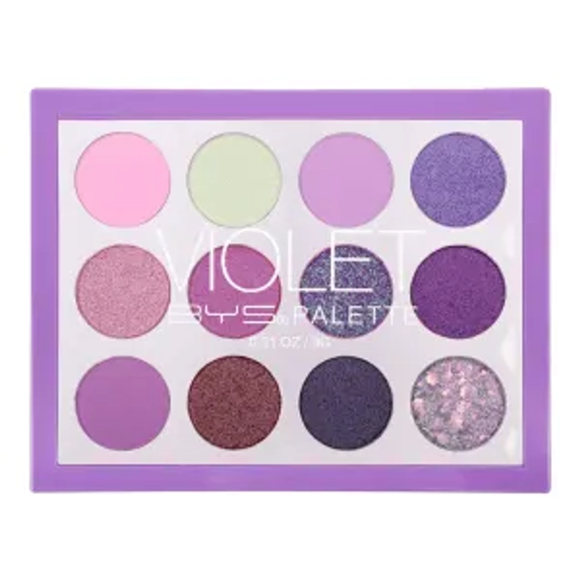 BYS 12 Shades Eyeshadow Palette - Violet