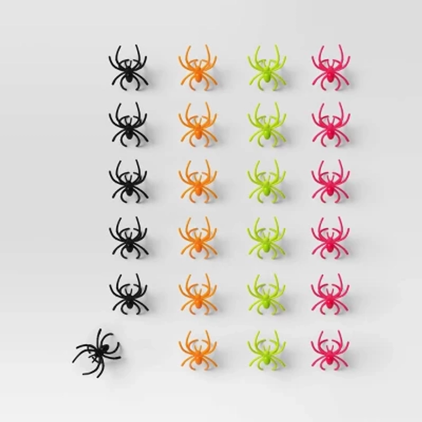 24ct Halloween Party Favors Spider Rings - Hyde & EEK! Boutique™