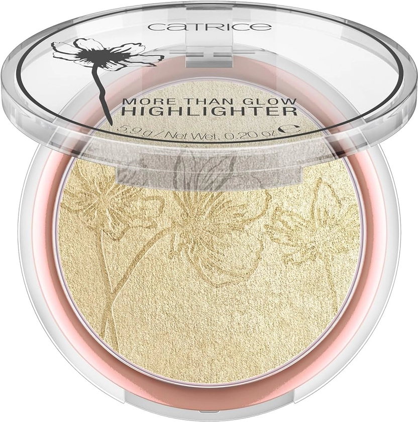 CATRICE, More Than Glow Highlighter 010 Ultimate Platinum Glaze, Mixed