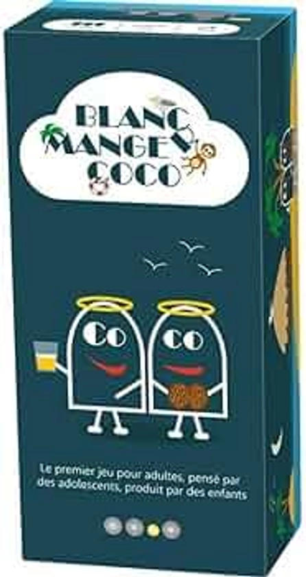 BLANC MANGER COCO – Le 1er Jeu pour Adultes pensé par des Ados, Produit par des Enfants - 600 Cartes ;-