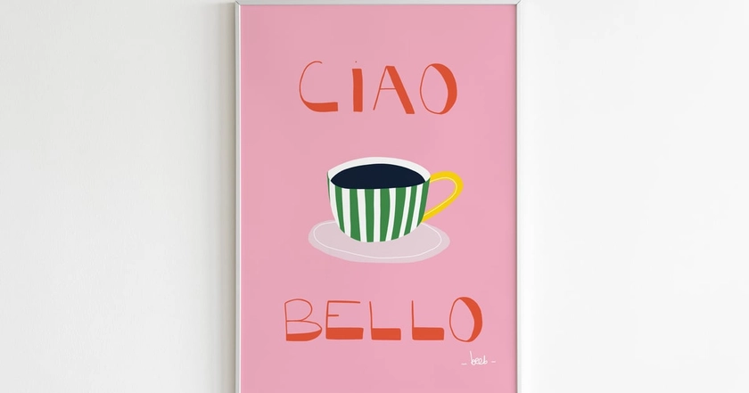 Affiche 'Ciao Bello'