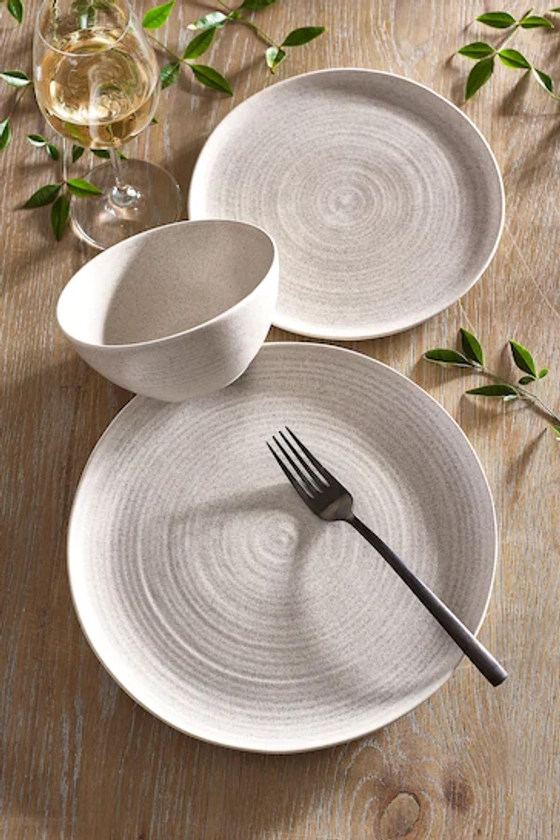 Buy Stone Kya Dinnerware 12 Piece Dinner Set from the Next UK online shop