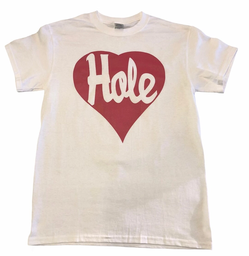 Hole WHITE T-shirt - Etsy UK