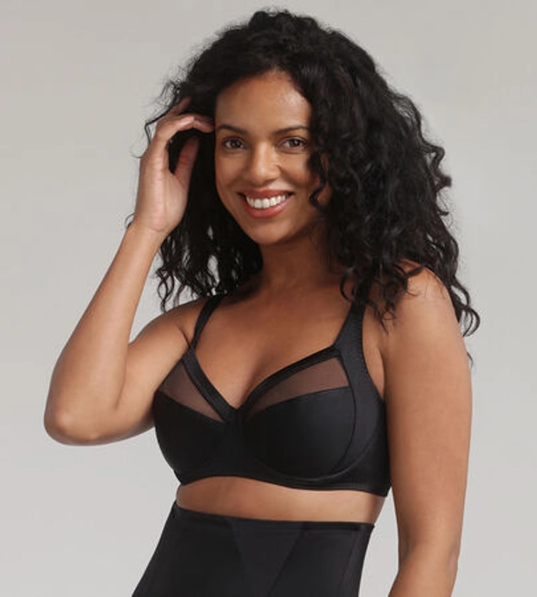 Full Cup Bra in Black – Perfect Silhouette