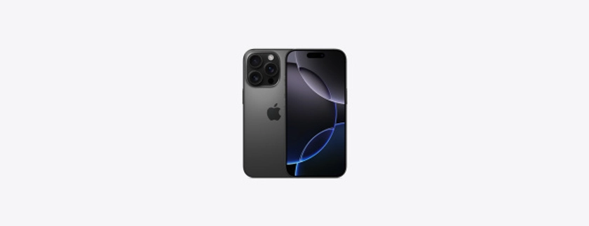 iPhone 16 Pro 256 Go Titane noir