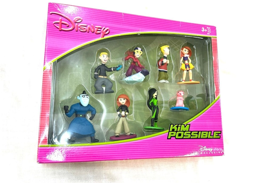 Disney Store Kim Possible Exclusive Character Playset 8 Figure Set