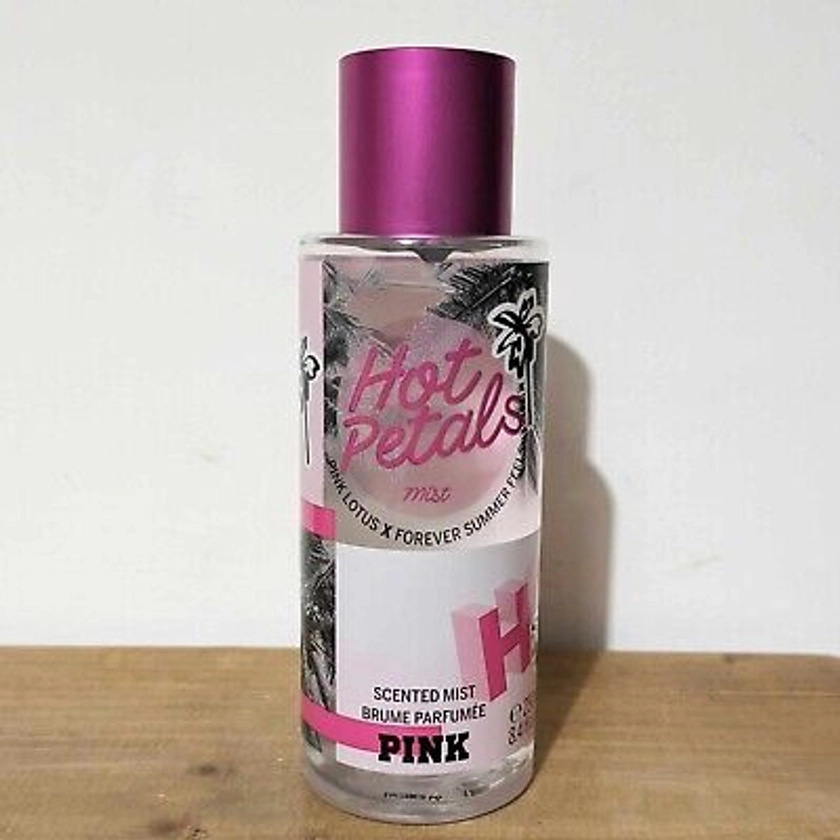 PINK Hot Petals 250ml Fragrance Mist Body Spray Victoria's Secret Discontinued | eBay