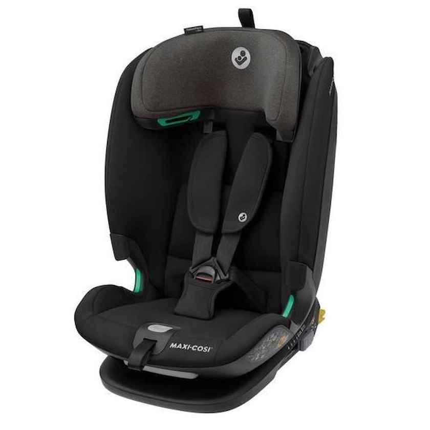 Siège auto évolutif MAXI COSI Titan Plus i-Size, Groupe 1/2/3, Isofix, inclinable noir - Maxi Cosi