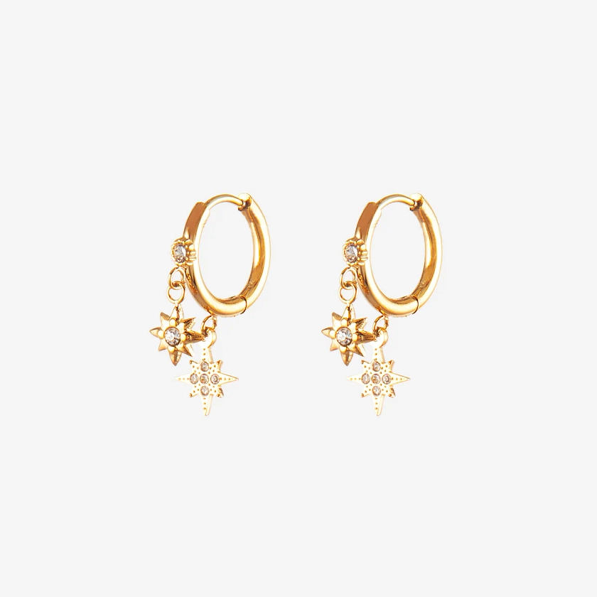 Boucles d'oreilles étincelle strass