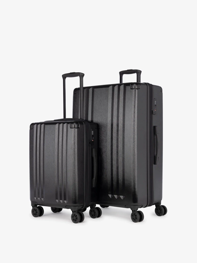 Ambeur 2-Piece Luggage Set in Metallic Red