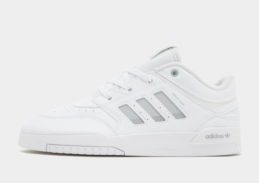 White adidas Originals Drop Step Low Children | JD Sports UK