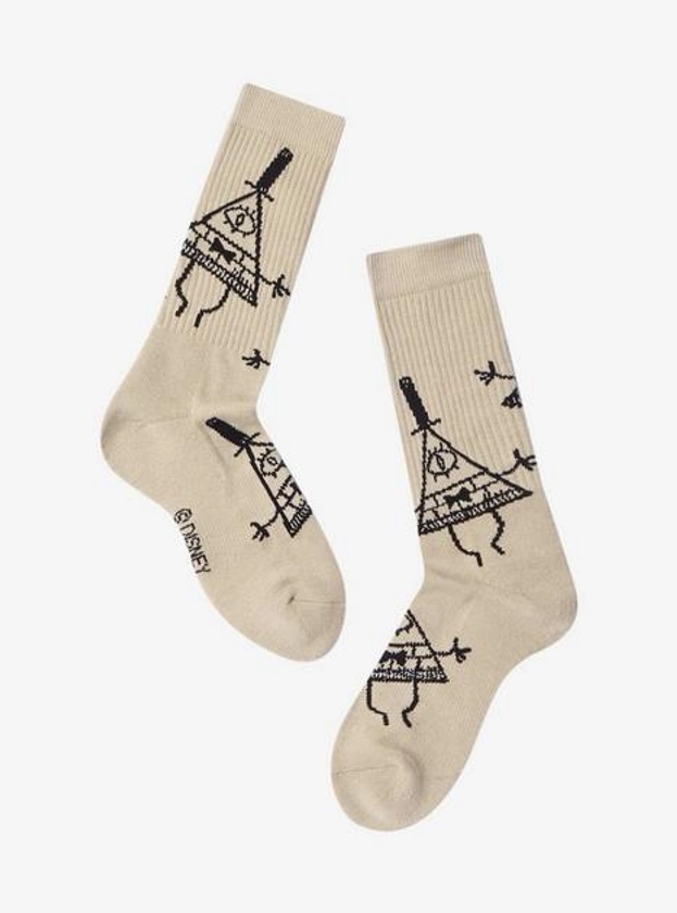 Disney Gravity Falls Bill Cipher Allover Print Crew Socks - BoxLunch Exclusive | BoxLunch