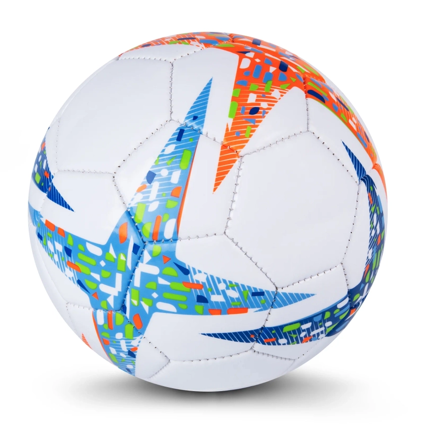 Athletic Works Size 1 Recreational Soccer Ball, Blue/Orange