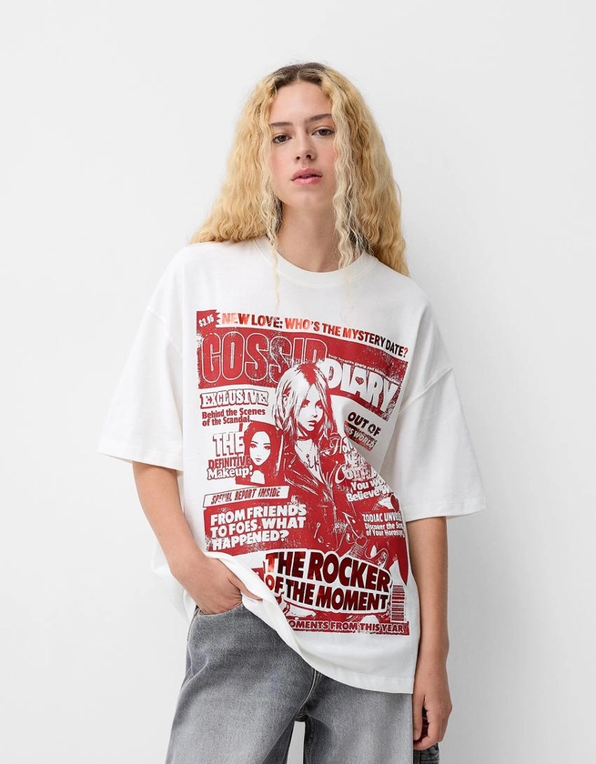 Camiseta manga corta print