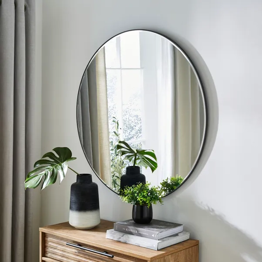Apartment Round 95cm Wall Mirror | Dunelm