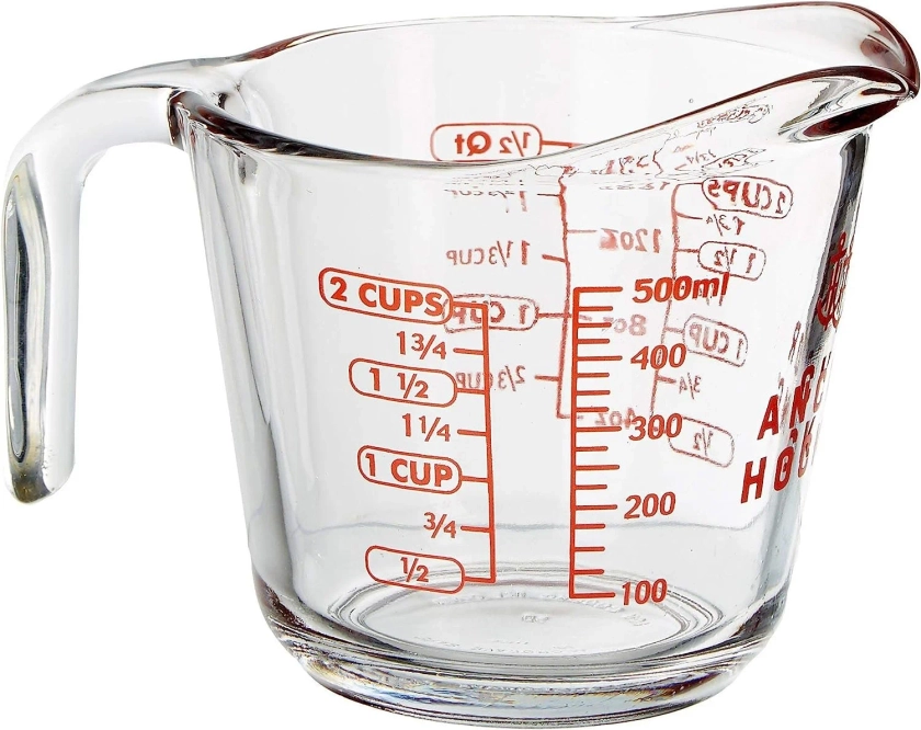 Anchor Hocking 2 cups Glass Clear/Red Measuring Cup