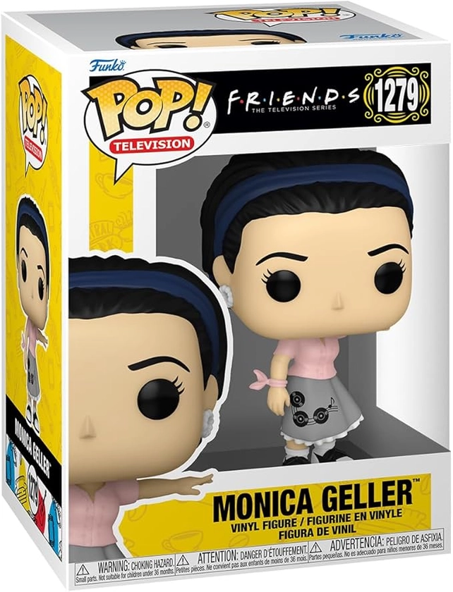 Funko Pop! TV: Friends - Waitress Monica Geller - 1/6 de Probabilidades de Obtener la RARA Variante Chase - Figura de Vinilo Coleccionable - Idea de Regalo- Mercancia Oficial - TV Fans : Amazon.es: Juguetes y juegos