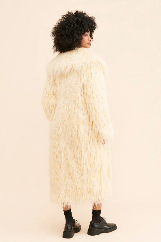 Naomi Faux Fur Shaggy Coat