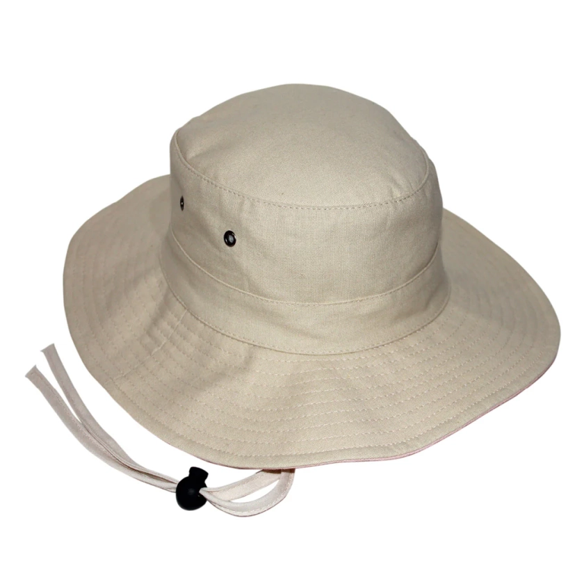 Symonds Kids Cricket Hat - Beige/Navy