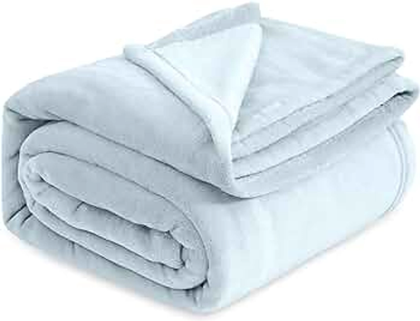 Pet Blanket - Lightweight Breathable Warm Cozy Soft Throw Blanket - Ice Water Blue - 30x40 Inches