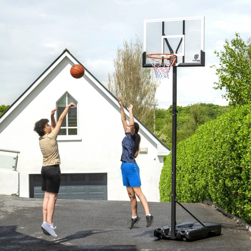 Thorpe Sports 235cm to 305cm Portable Basketball Stand with 48" Backboard | Smyths Toys UK