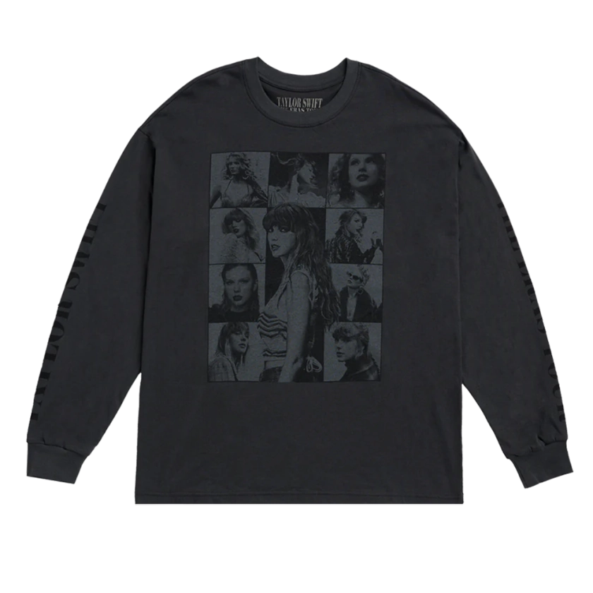 Taylor Swift | The Eras Tour Black Long Sleeve T-Shirt