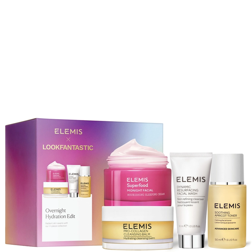 ELEMIS x LOOKFANTASTIC Exclusive Overnight Hydration Edit (Worth £93.50) | LOOKFANTASTIC