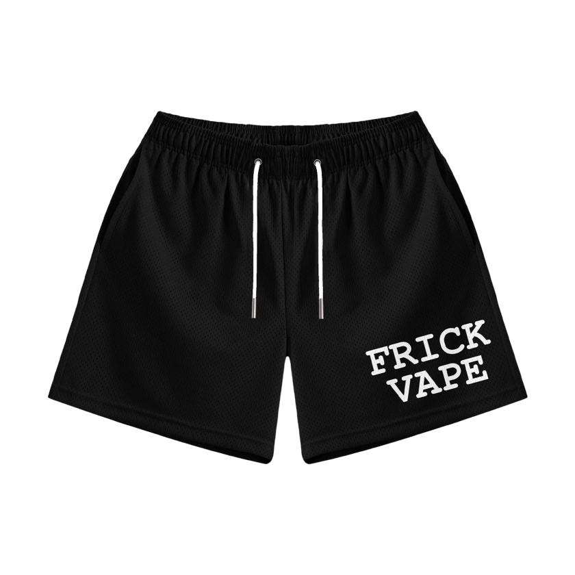 Frick Vape Black Mesh Shorts