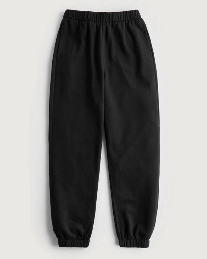 Women's Hollister Feel Good Fleece Dad Joggers | Women's Bottoms | HollisterCo.com