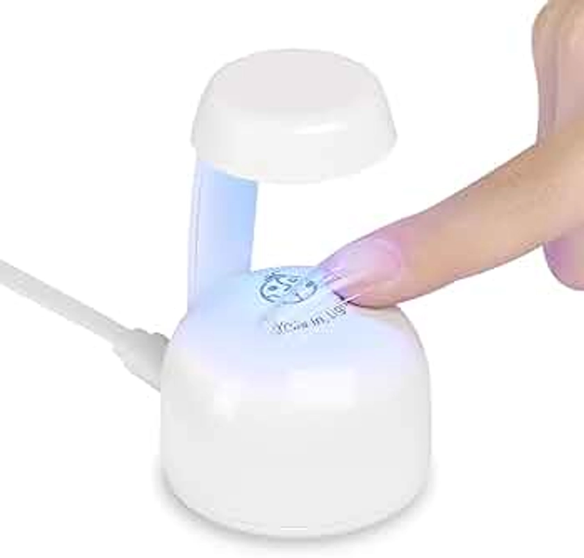 Beetles Mini Uv Light for Gel Nails Flash Curing Innovative with Smart Sensor for Easy and Fast Extension System, Portable Manicure Uv Led Light for Gel Nail Polish DIY Nail Art