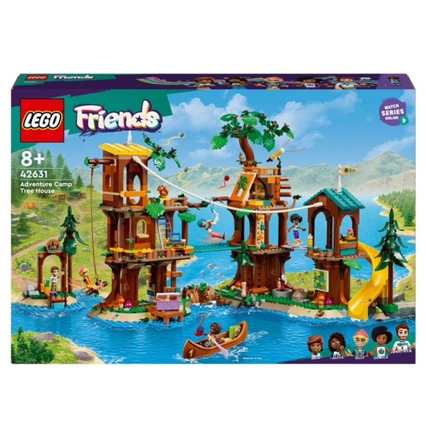 LEGO Friends 42631 Adventure Camp Tree House Set | Smyths Toys UK