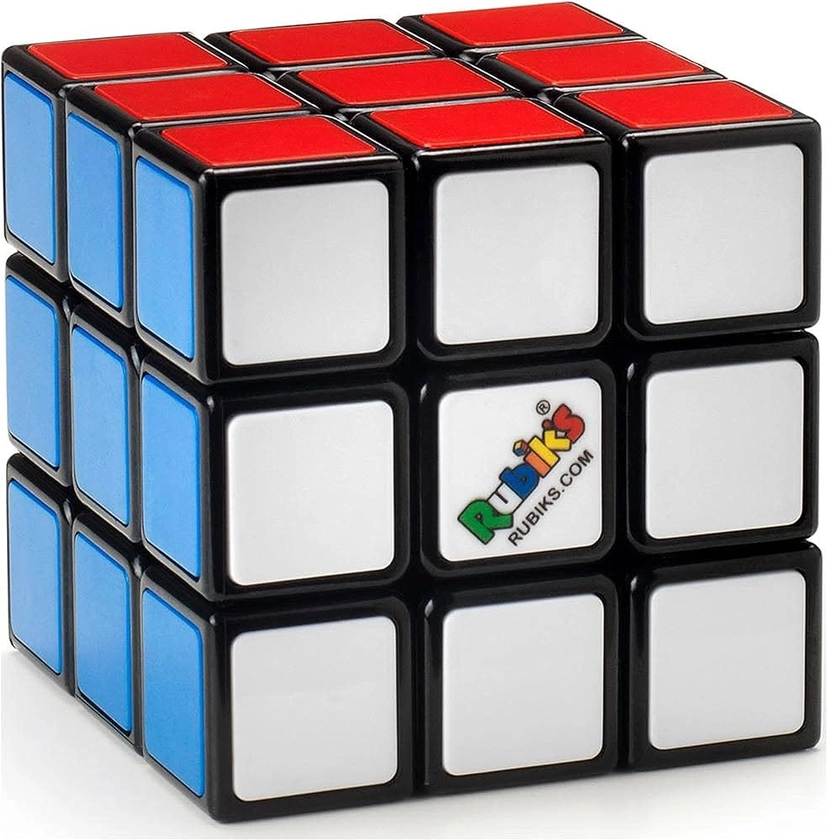 Spin Master Games- Rubik’s, The Colour-Matching, Classic Solving Rubik's, Puzzle Original de 3 x 3 Couleurs Assorties, Cube Classique pour résoudre Les problèmes, 6063336, Eco 3x3