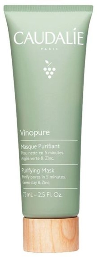Caudalie Vinopure Masque Purifiant 75 ml Imperfections, pores dilatés, points noirs, peau grasse