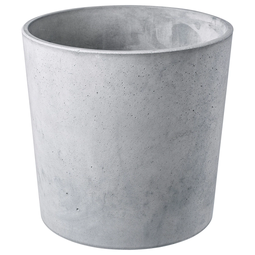 BOYSENBÄR in/outdoor light grey, Plant pot, 24 cm - IKEA
