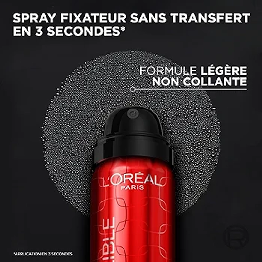 L'Oréal Paris - Spray Fixateur de Maquillage Infaillible - Résistant à l'Eau - Tenue Jusqu'à 36h - 75 ml