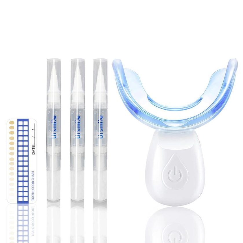 16 LED Oral Teeth Brightening Kit with 3 Teeth Brightening Gel Refill Pens