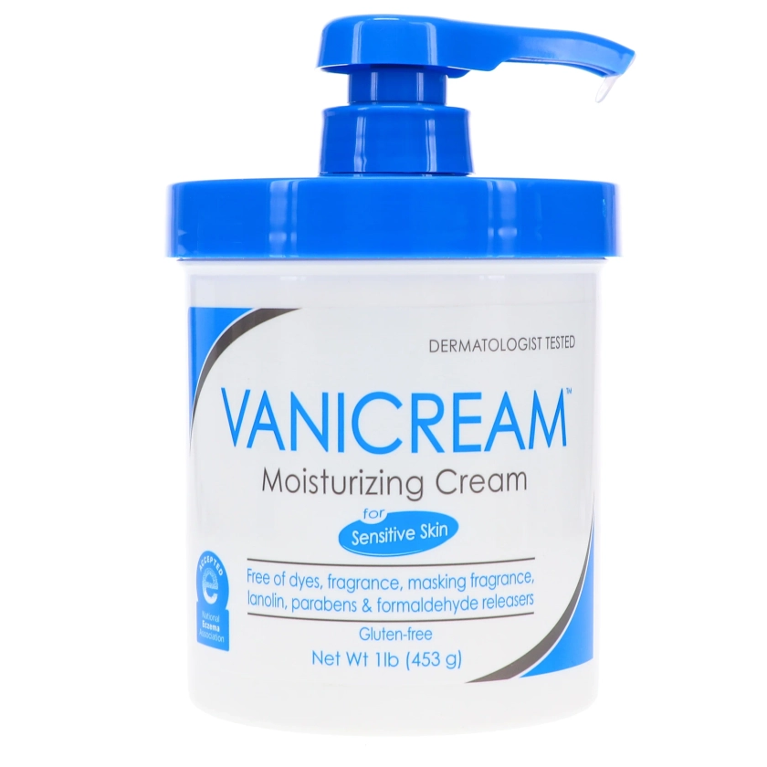 Vanicream Moisturizing Skin Cream with Pump Dispenser 16 oz - Walmart.com