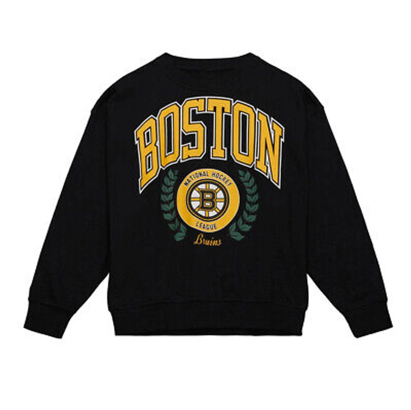 Boston Bruins Women Logo Retro Hockey Team Sweatshirt Black Gift For Fans